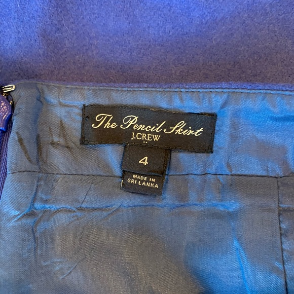 J. Crew The Pencil Skirt EUC sz 4 - Picture 3 of 4